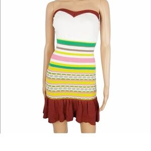 Arden B Strapless Multicolor Dress